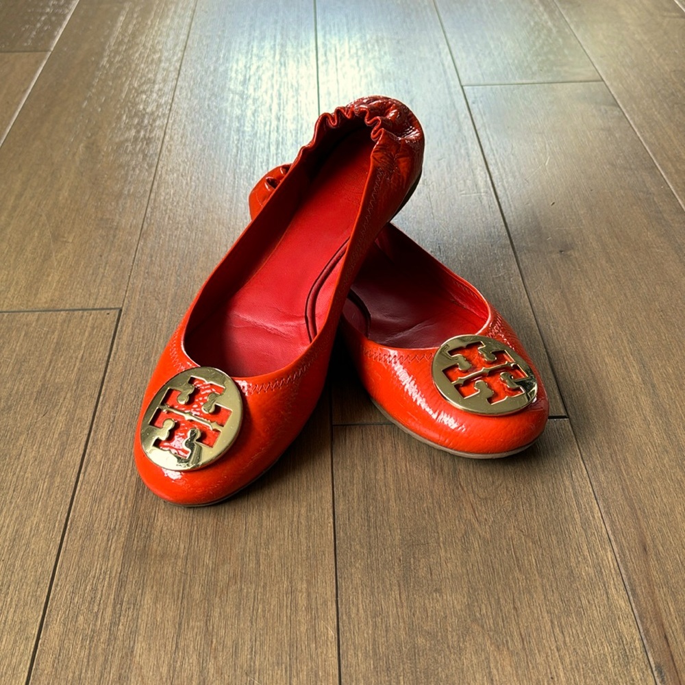 Tory Burch Minnie Travel Ballet Flats- Size 9.5